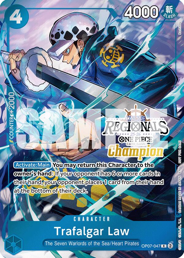 Image of Trafalgar Law (Online Regional Champion Card Set 2025 Vol.2) [One Piece Promotion Cards]