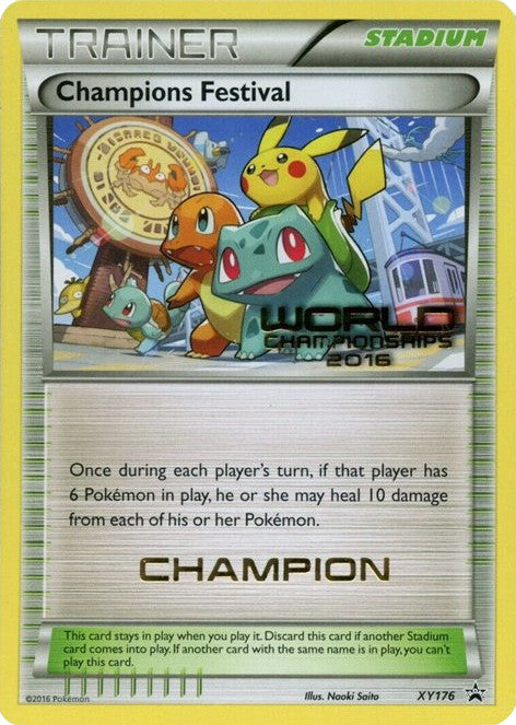 Image of Champions Festival (XY176) (2016 Champion) [XY: Black Star Promos]