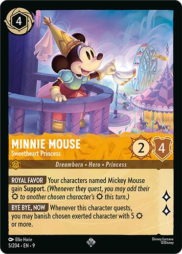 Image of Minnie Mouse - Sweetheart Princess (5/204) [Fabled]