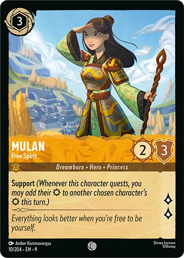 Image of Mulan - Free Spirit (10/204) [Fabled]