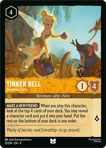 Image of Tinker Bell - Generous Fairy (12/204) [Fabled]