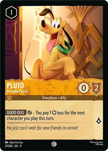 Image of Pluto - Friendly Pooch (21/204) [Fabled]