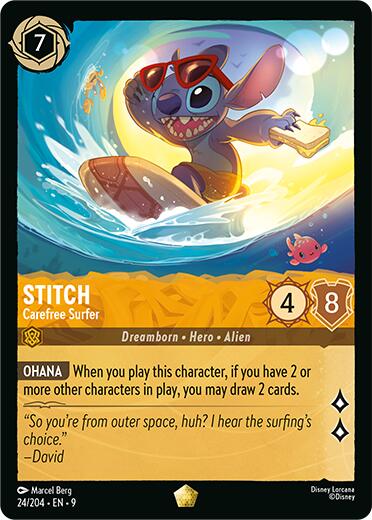 Image of Stitch - Carefree Surfer (24/204) [Fabled]