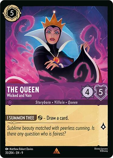 Image of The Queen - Wicked and Vain (35/204) [Fabled]