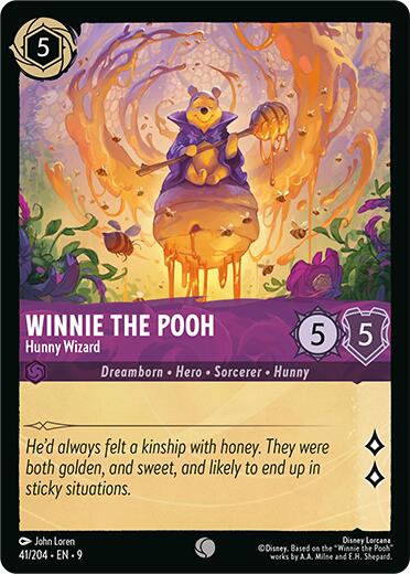 Image of Winnie the Pooh - Hunny Wizard (41/204) [Fabled]
