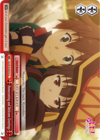 Image of Homecoming and Welcome Greetings (KS/W76-E074 CC) [KonoSuba The Movie: Legend of Crimson]