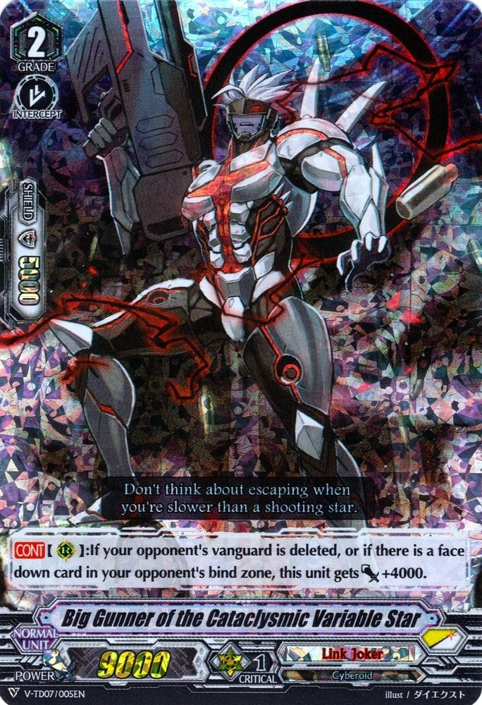 Image of Big Gunner of the Cataclysmic Variable Star (Parallel Foil) (V-TD07/005EN) [Kouji Ibuki]