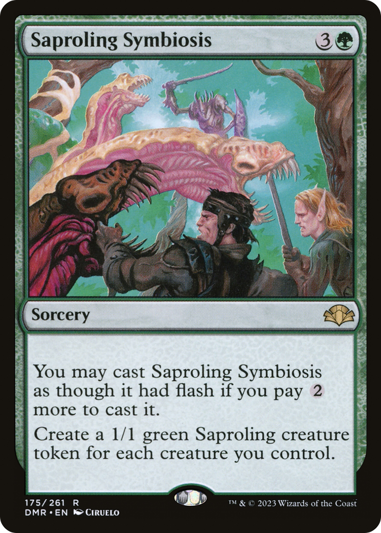 Image of Saproling Symbiosis [Dominaria Remastered]