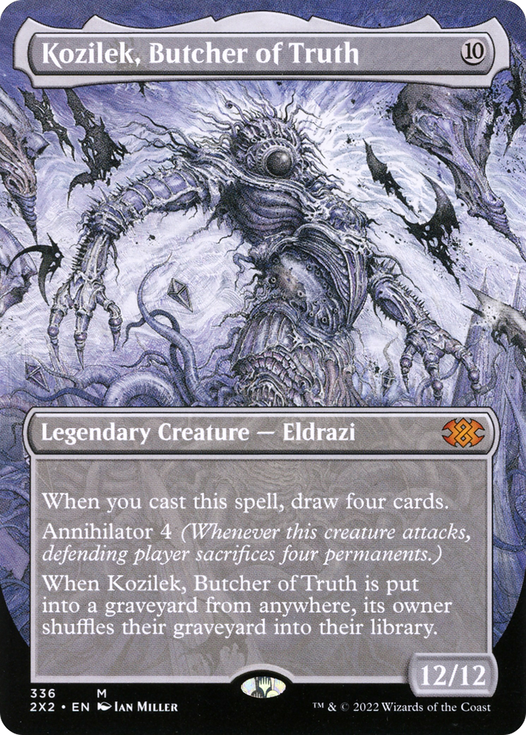 Image of Kozilek, Butcher of Truth (Borderless Alternate Art) [Double Masters 2022]