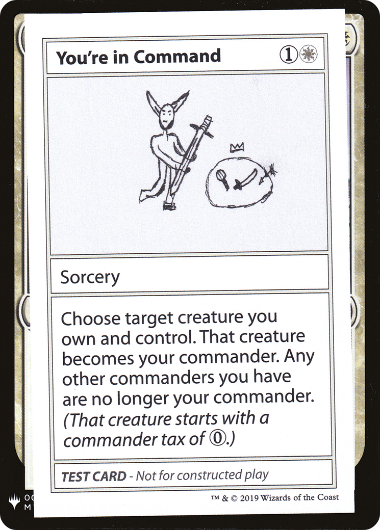 Image of You're in Command [Mystery Booster Playtest Cards]
