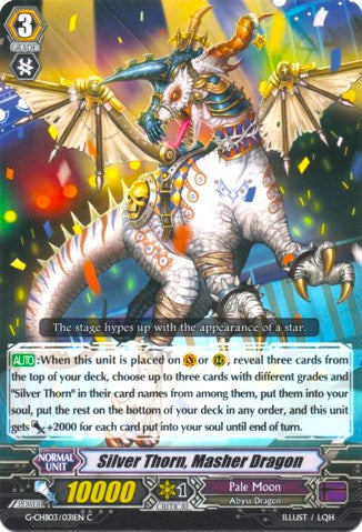 Image of Silver Thorn, Masher Dragon (G-CHB03/031EN) [Rummy Labyrinth Under the Moonlight]