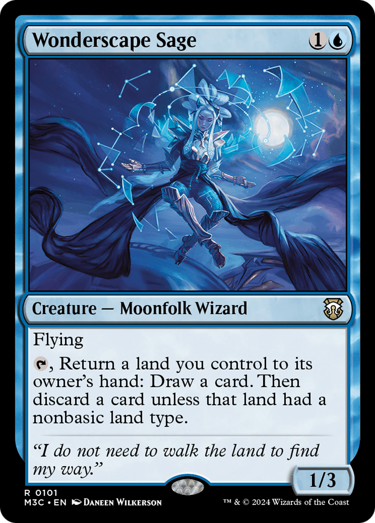 Image of Wonderscape Sage [Modern Horizons 3 Commander]