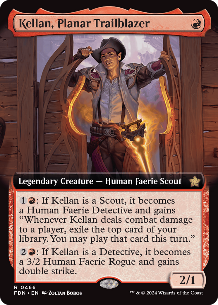 Image of Kellan, Planar Trailblazer (Extended Art) [Foundations]