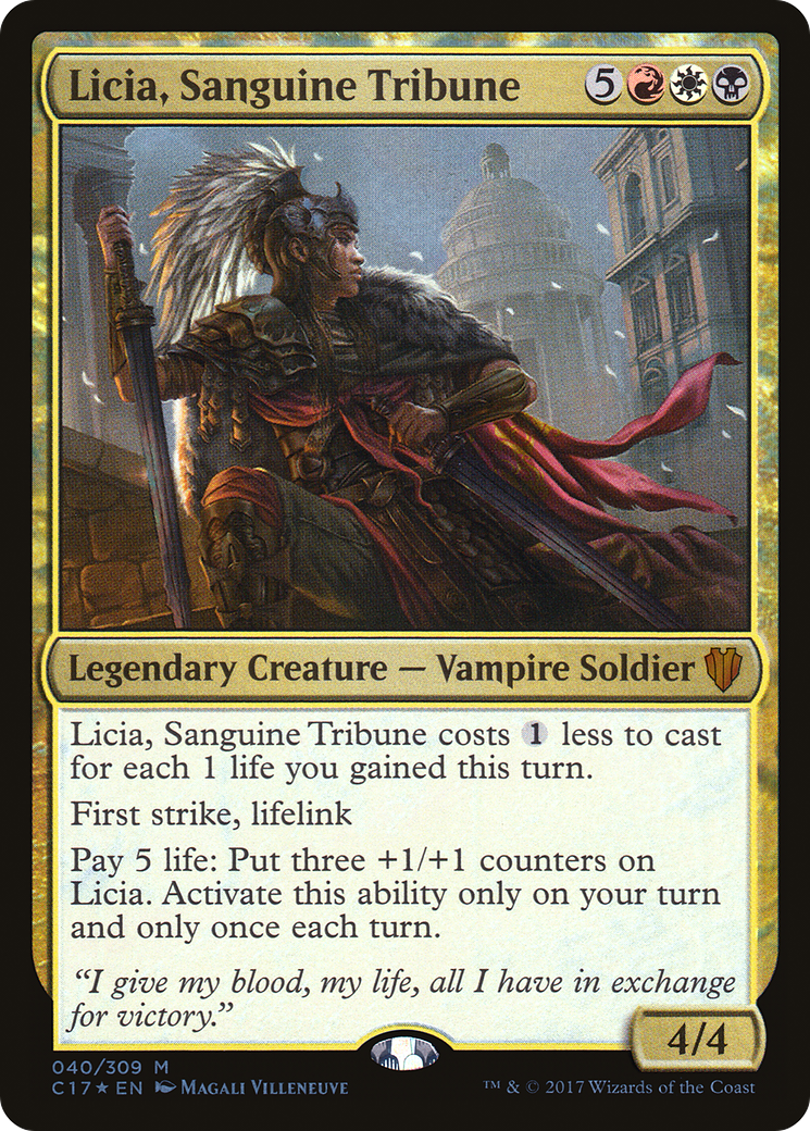 Image of Licia, Sanguine Tribune [Commander 2017]
