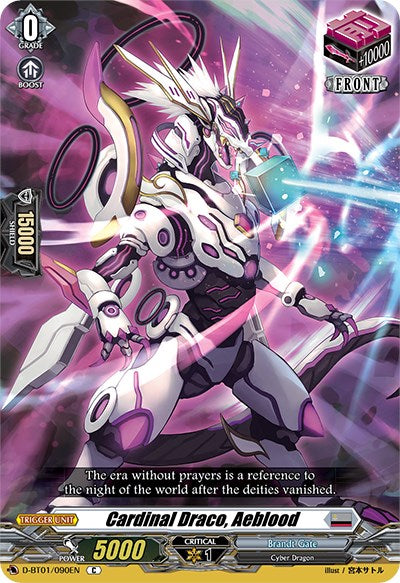 Image of Cardinal Draco, Aeblood (D-BT01/090EN) [Genesis of the Five Greats]
