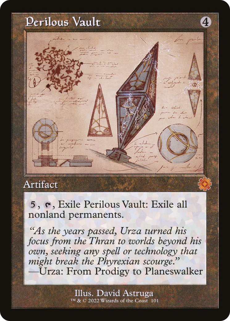 Image of Perilous Vault (Retro Schematic) [The Brothers' War Retro Artifacts]