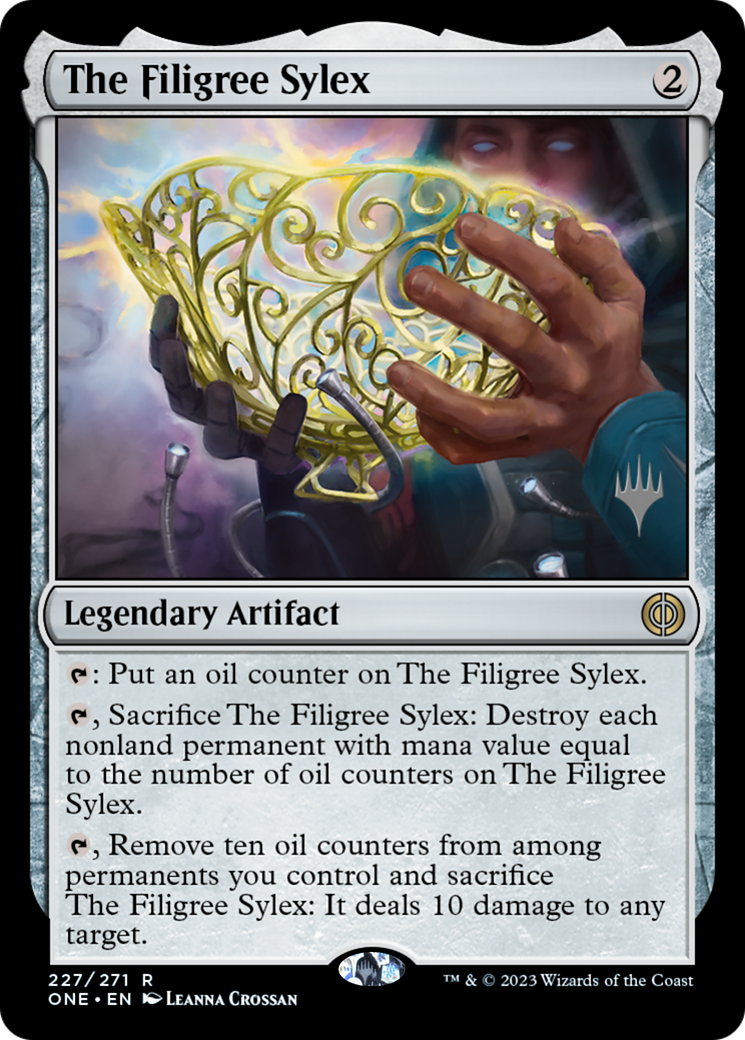 Image of The Filigree Sylex (Promo Pack) [Phyrexia: All Will Be One Promos]