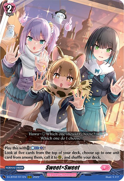 Image of SweetxSweet (D-LBT02/011EN) [Lyrical Monasterio: It's a New School Term!]