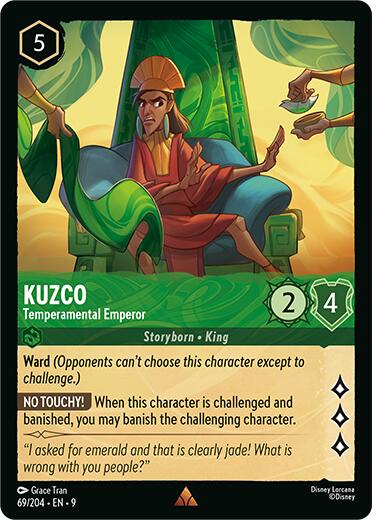 Image of Kuzco - Temperamental Emperor (69/204) [Fabled]
