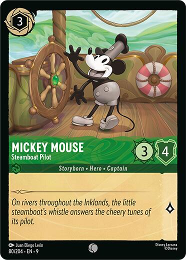 Image of Mickey Mouse - Steamboat Pilot (80/204) [Fabled]