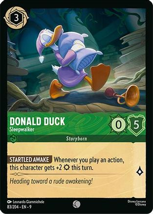 Image of Donald Duck - Sleepwalker (83/204) [Fabled]