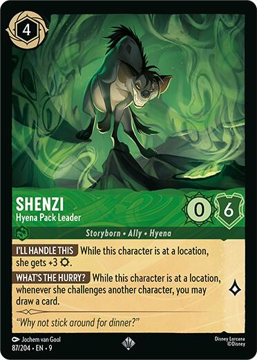 Image of Shenzi - Hyena Pack Leader (87/204) [Fabled]