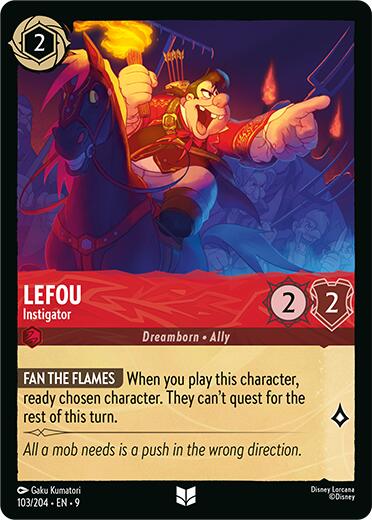 Image of LeFou - Instigator (103/204) [Fabled]