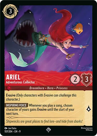 Image of Ariel - Adventurous Collector (107/204) [Fabled]