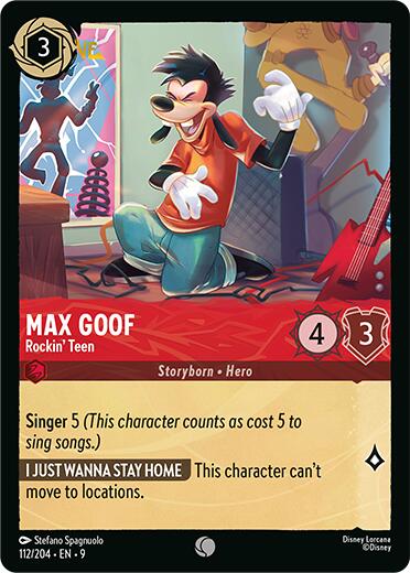 Image of Max Goof - Rockin' Teen (112/204) [Fabled]
