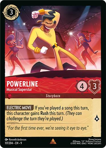 Image of Powerline - Musical Superstar (117/204) [Fabled]