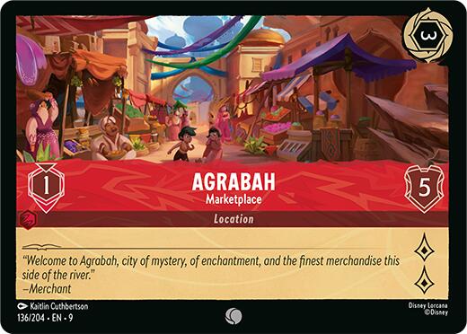 Image of Agrabah - Marketplace (136/204) [Fabled]
