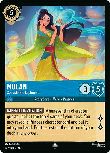 Image of Mulan - Considerate Diplomat (142/204) [Fabled]