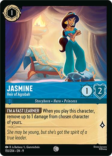 Image of Jasmine - Heir of Agrabah (155/204) [Fabled]