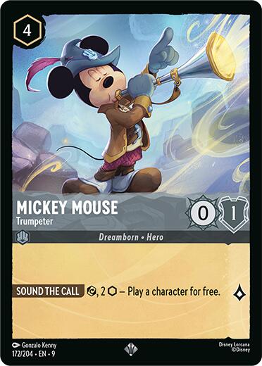 Image of Mickey Mouse - Trumpeter (172/204) [Fabled]