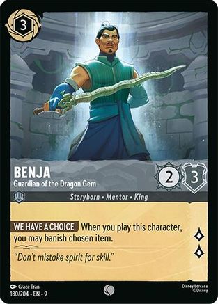 Image of Benja - Guardian of the Dragon Gem (180/204) [Fabled]