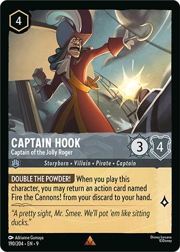 Image of Captain Hook - Captain of the Jolly Roger (190/204) [Fabled]