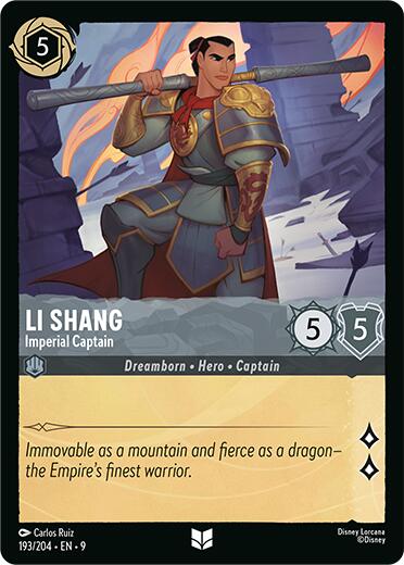 Image of Li Shang - Imperial Captain (193/204) [Fabled]