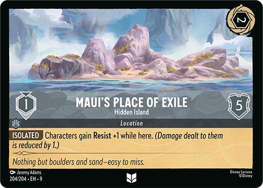 Image of Maui's Place of Exile - Hidden Island (204/204) [Fabled]