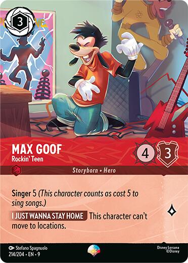 Image of Max Goof - Rockin' Teen (Epic) (214/204) [Fabled]