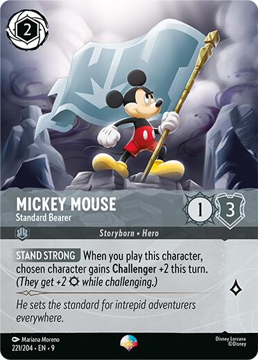 Image of Mickey Mouse - Standard Bearer (Epic) (221/204) [Fabled]