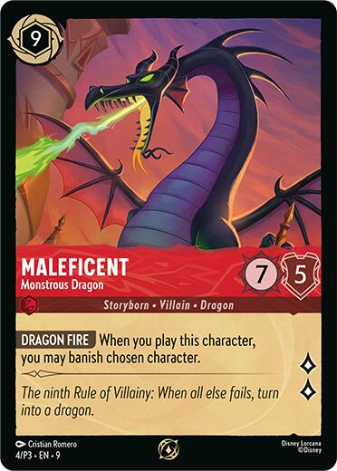 Image of Maleficent - Monstrous Dragon (Store Championship Participant) (4/P3) [Promo Cards]