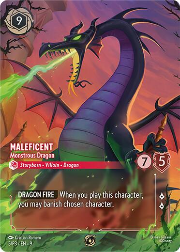 Image of Maleficent - Monstrous Dragon (Store Championship) (5/P3) [Promo Cards]