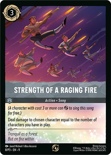Image of Strength of a Raging Fire (8/P3) [Promo Cards]