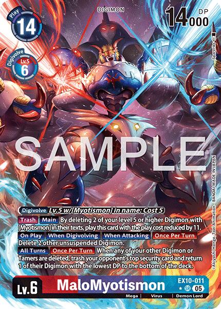 Image of MaloMyotismon [EX10-011] (Alternate Art) [Sinister Order]