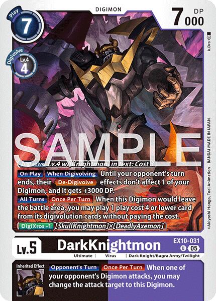 Image of DarkKnightmon [EX10-031] [Sinister Order]