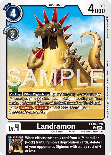 Image of Landramon [EX10-028] [Sinister Order]