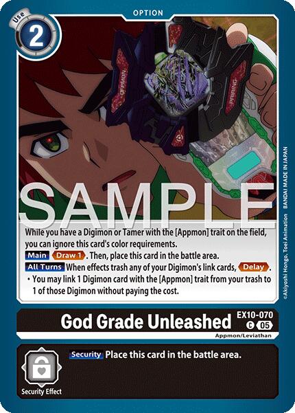 Image of God Grade Unleashed [EX10-070] [Sinister Order]