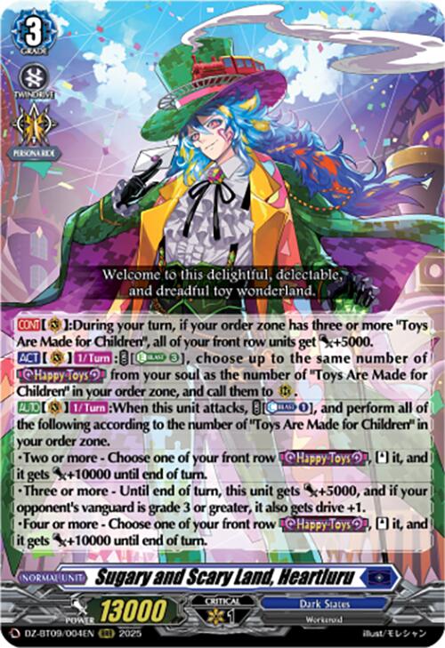 Image of Sugary and Scary Land, Heartluru (DZ-BT09/004EN) [Super Brave Detonation]