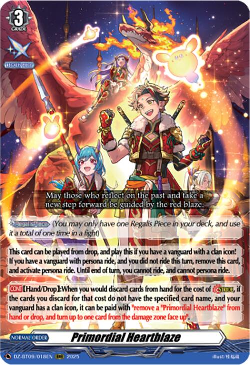 Image of Primordial Heartblaze (DZ-BT09/018EN) [Super Brave Detonation]