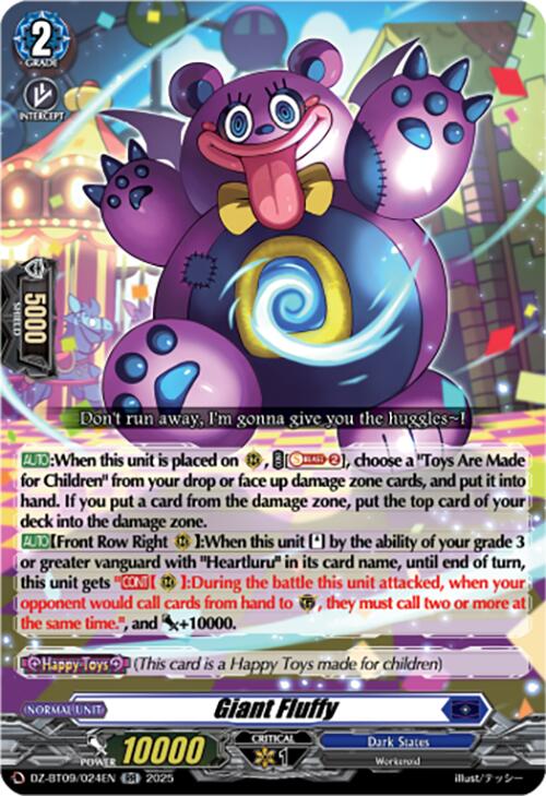 Image of Giant Fluffy (DZ-BT09/024EN) [Super Brave Detonation]